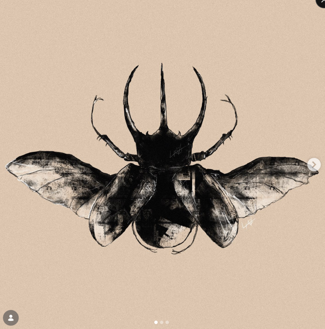 Rhinoceros Beetle — Art Print